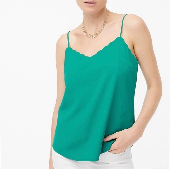 J. Crew Tops - J. Crew Scallop trim camisole